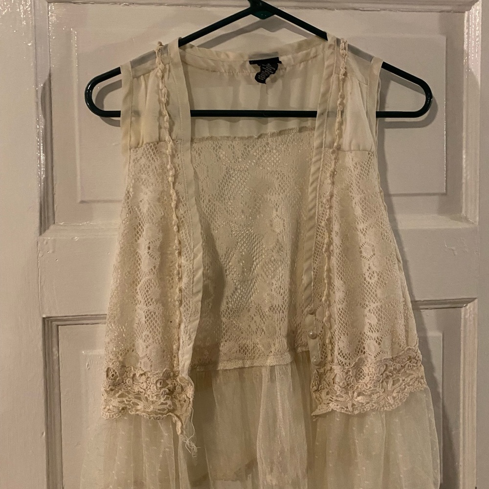 Rue21 Lace sweater vest